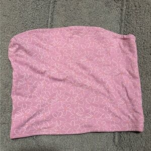 Floral Pink Women's Bandeau Top